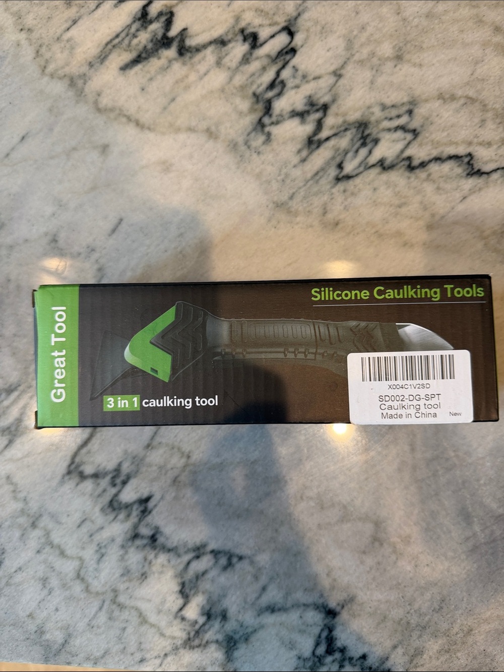 3-in-1 Silicone Caulking Tool - Green